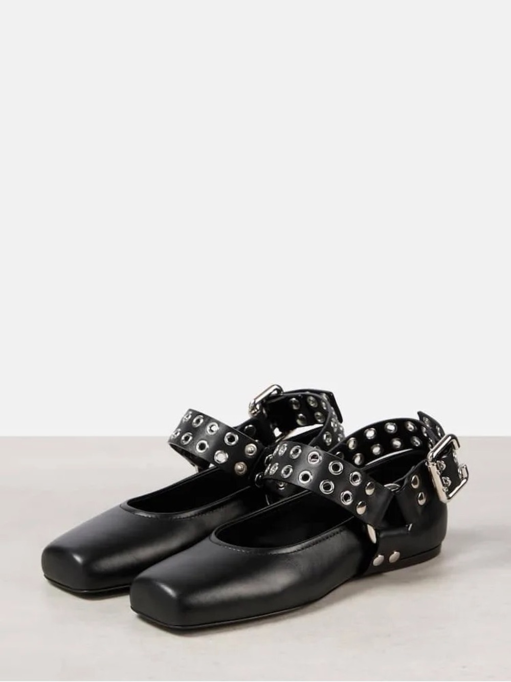 Stunning Alaia Harness Ballet Flats